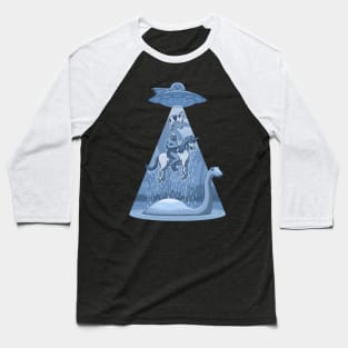 Bigfoot, Unicorn, Alien, Nessie Baseball T-Shirt